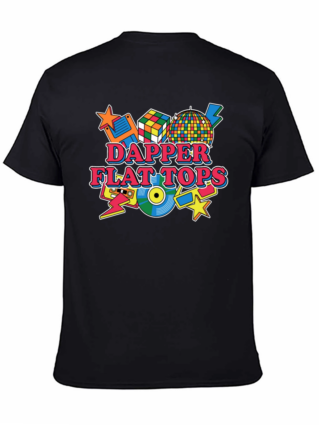 Dapper Flat Tops Retro Style Graphic Tee