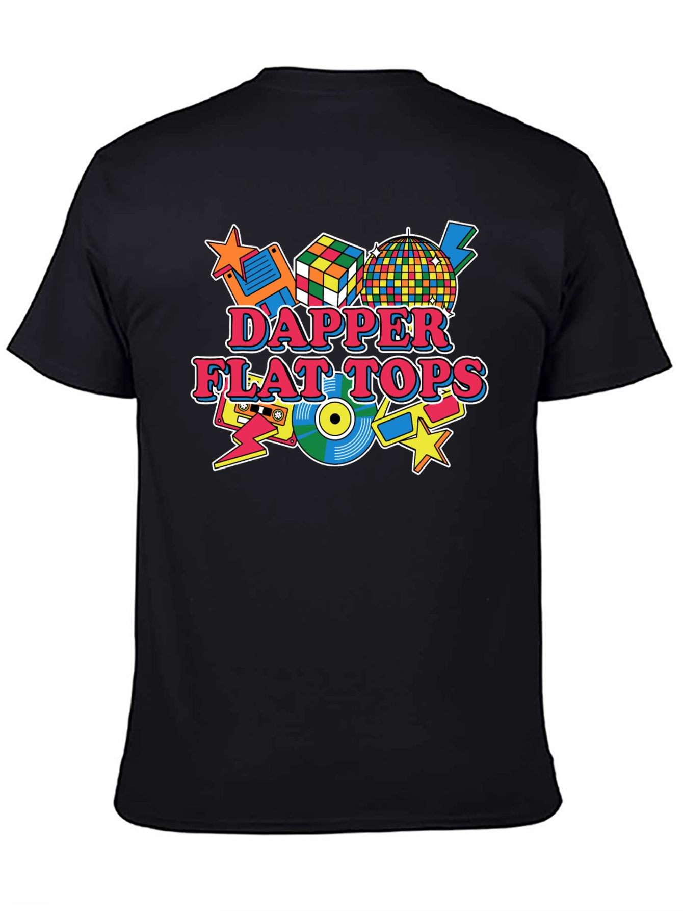 Dapper Flat Tops Retro Style Graphic Tee