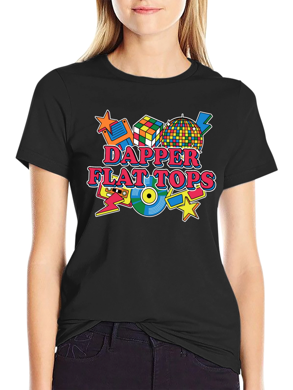 Dapper Flat Tops Retro Style Graphic Tee