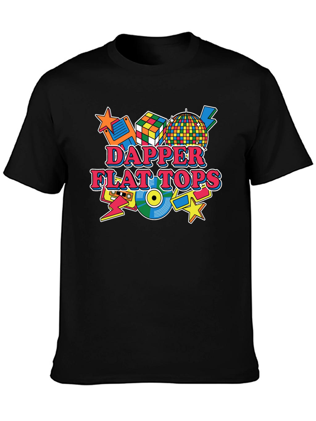 Dapper Flat Tops Retro Style Graphic Tee