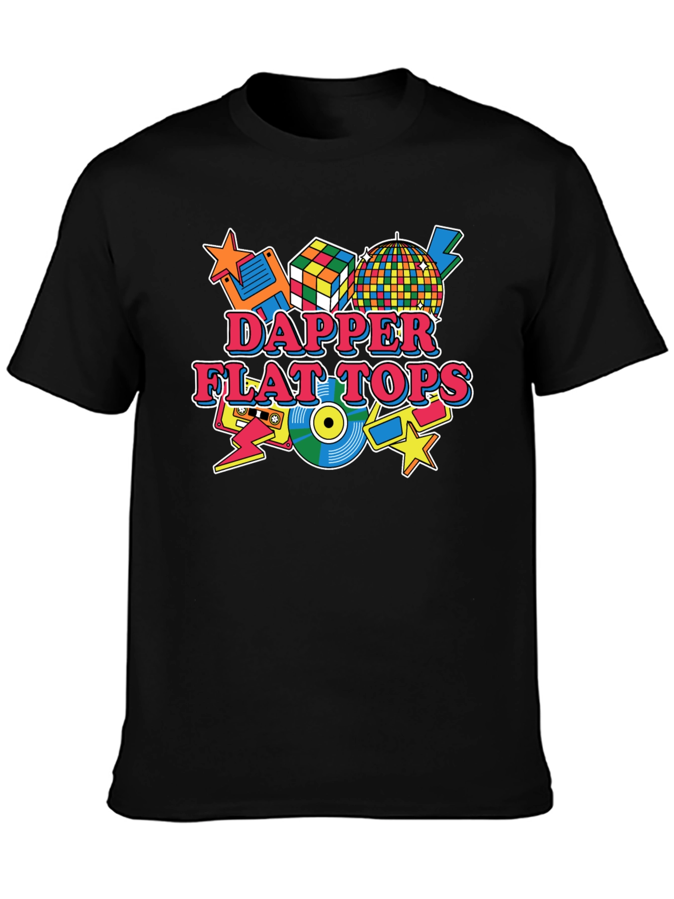 Dapper Flat Tops Retro Style Graphic Tee