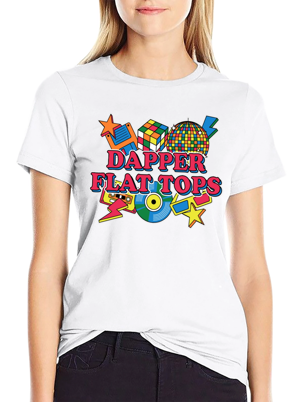 Dapper Flat Tops Retro Style Graphic Tee