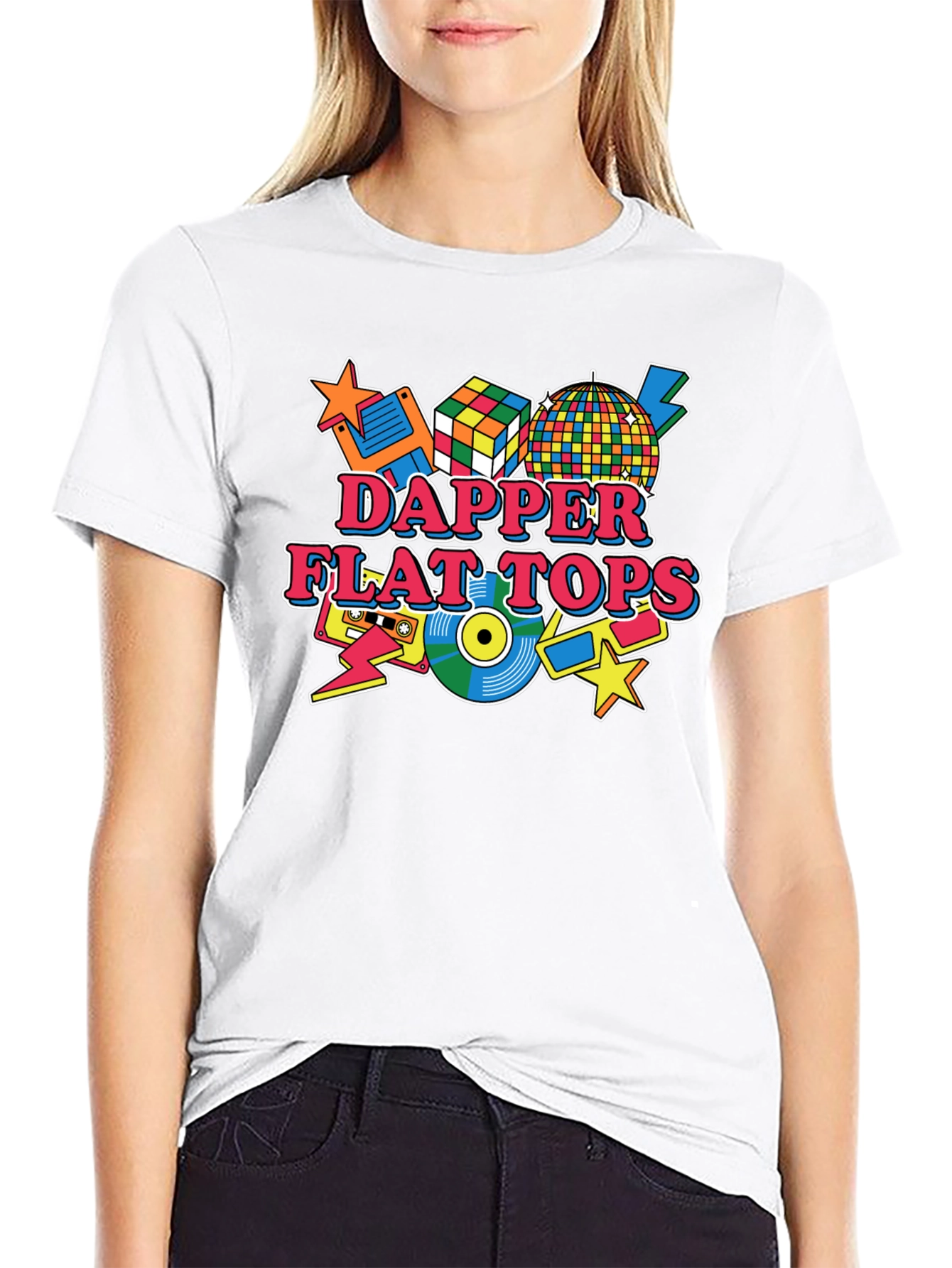 Dapper Flat Tops Retro Style Graphic Tee