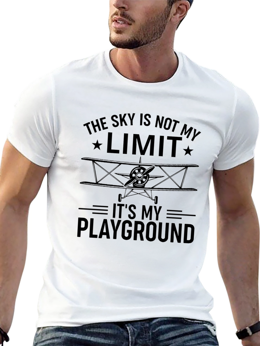 Sky is Not My Limit Airplane T-Shirt