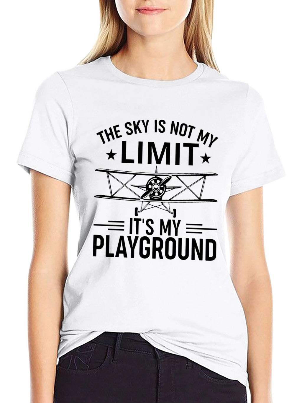 Sky is Not My Limit Airplane T-Shirt