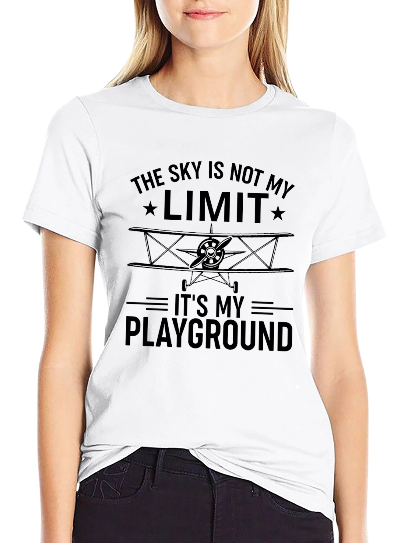 Sky is Not My Limit Airplane T-Shirt