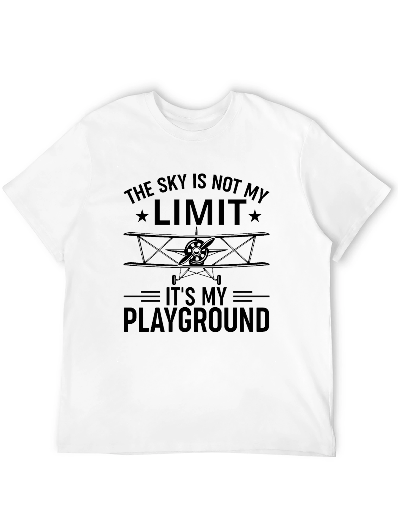 Sky is Not My Limit Airplane T-Shirt