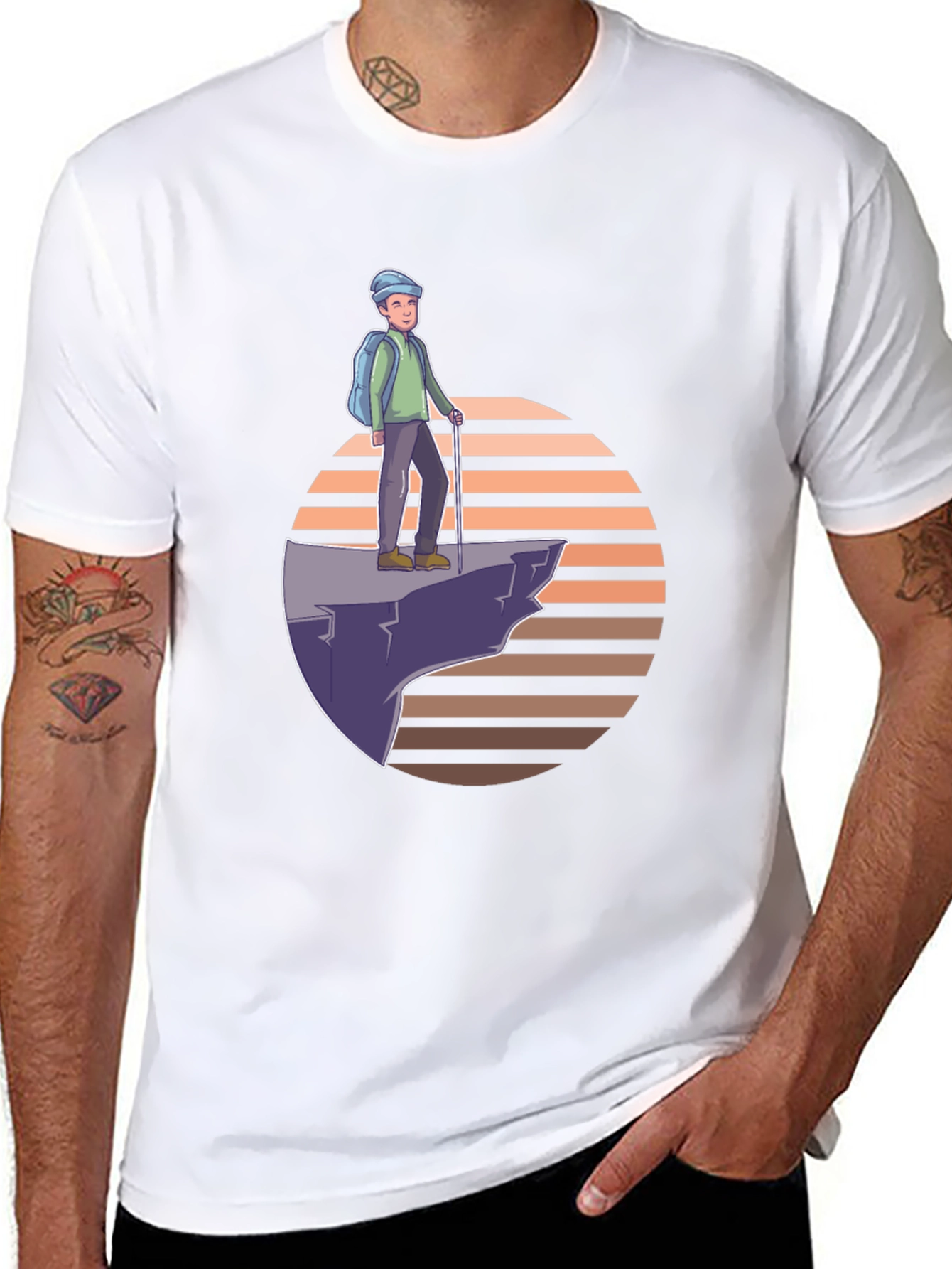 Hikers Sunset T-Shirt - Adventurers Tee