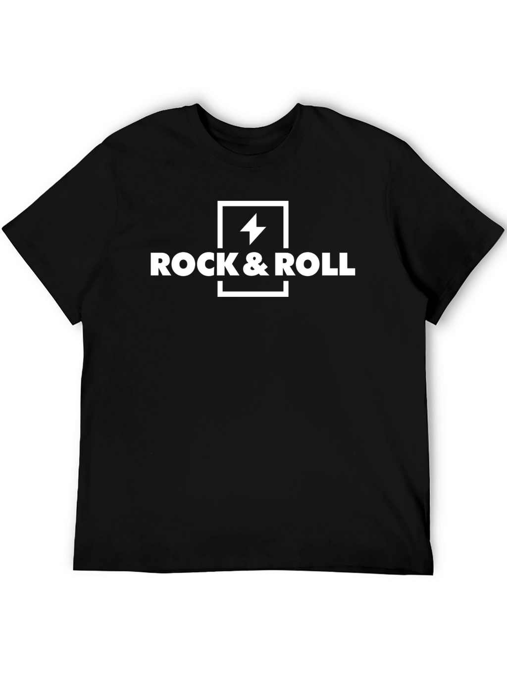 Rock & Roll Black Graphic T-Shirt