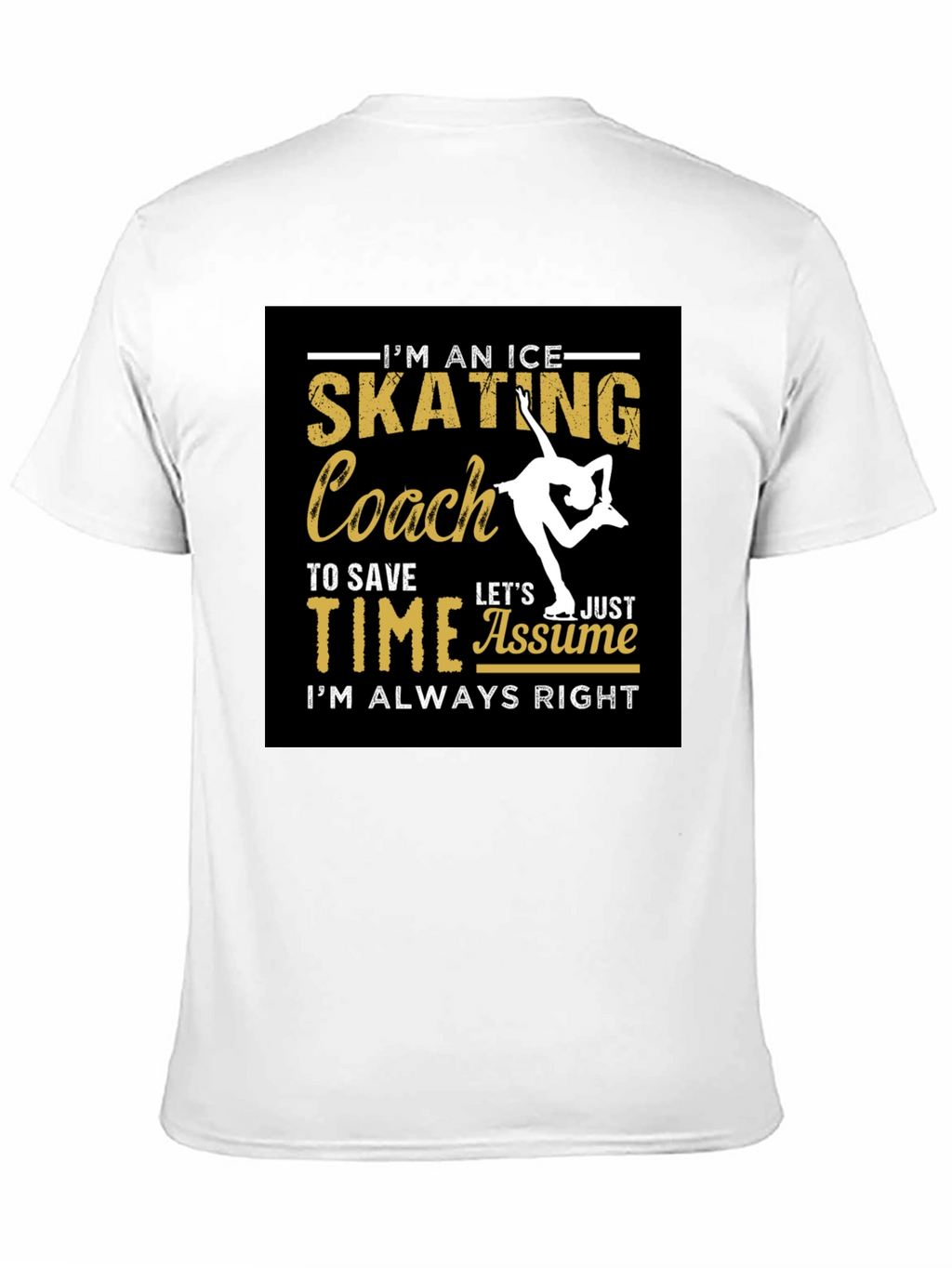 Ice Skating Coach Graphic T-Shirt