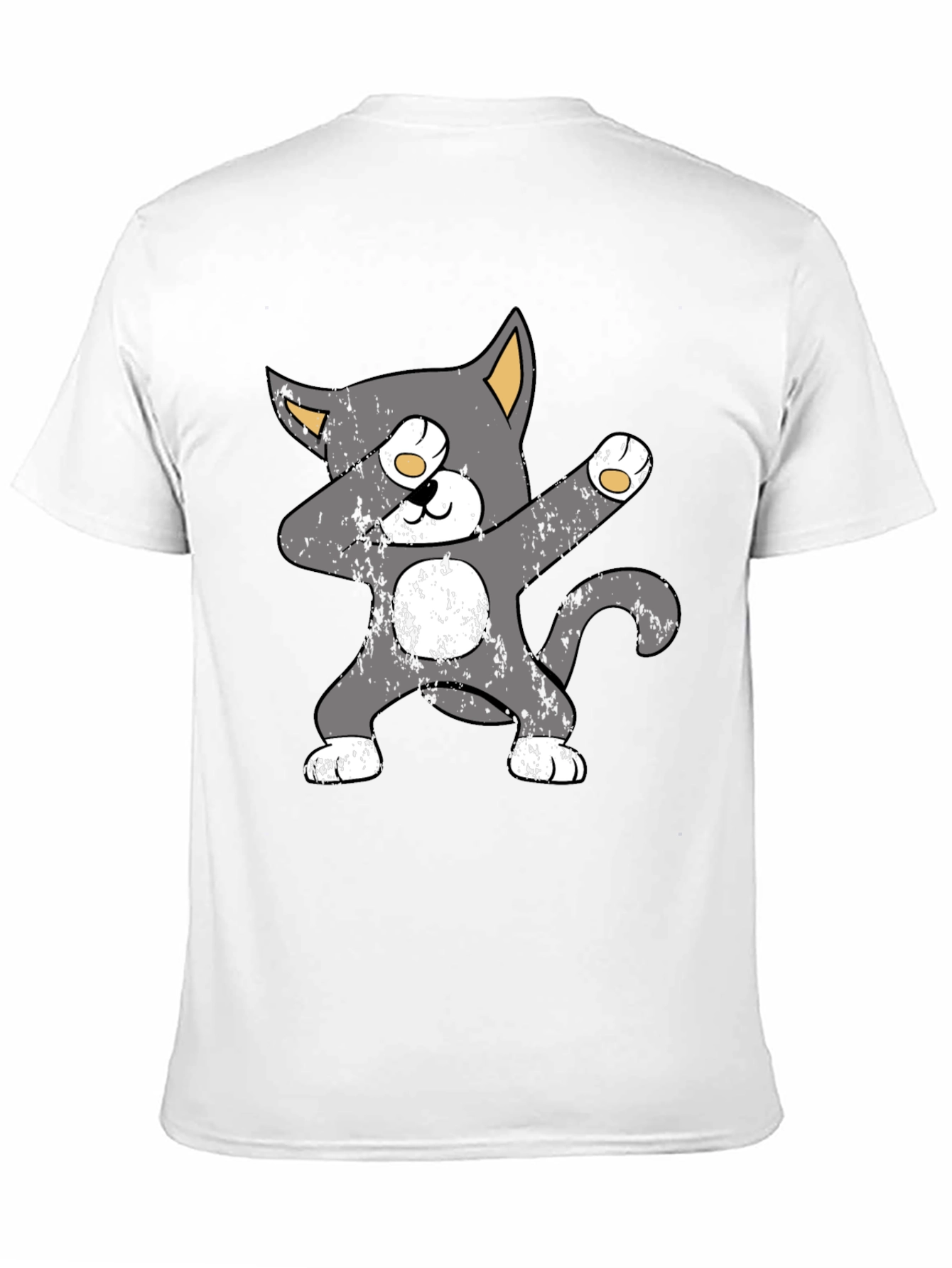 Dabbing Cat Graphic Tee - Trendy Unisex T-Shirt