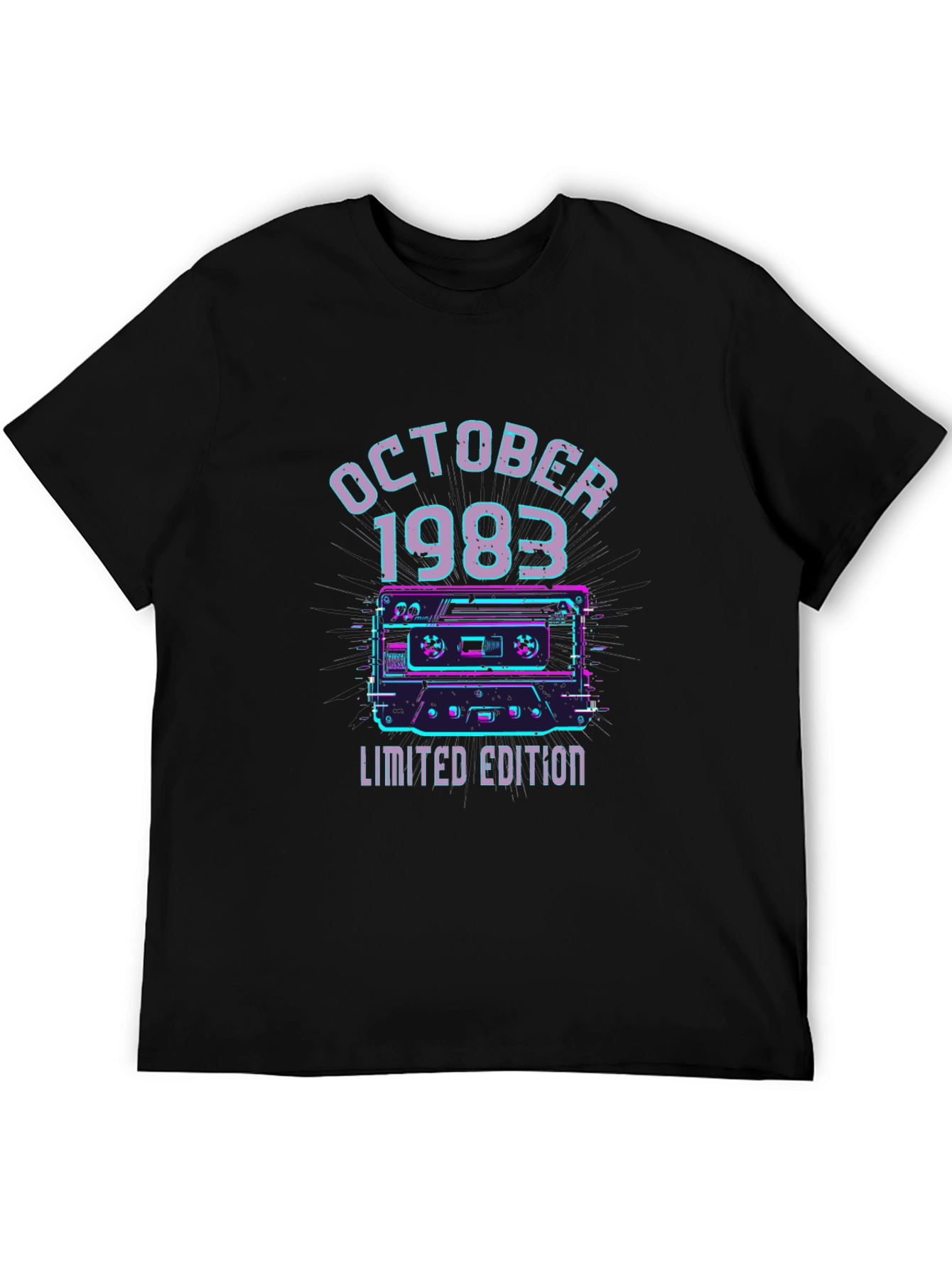 October 1983 Limited Edition Cassette Tape Graphic Tee