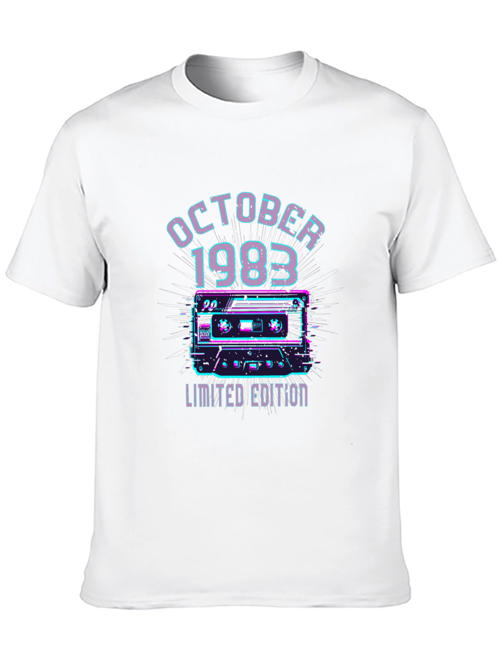 October 1983 Limited Edition Cassette Tape Graphic Tee