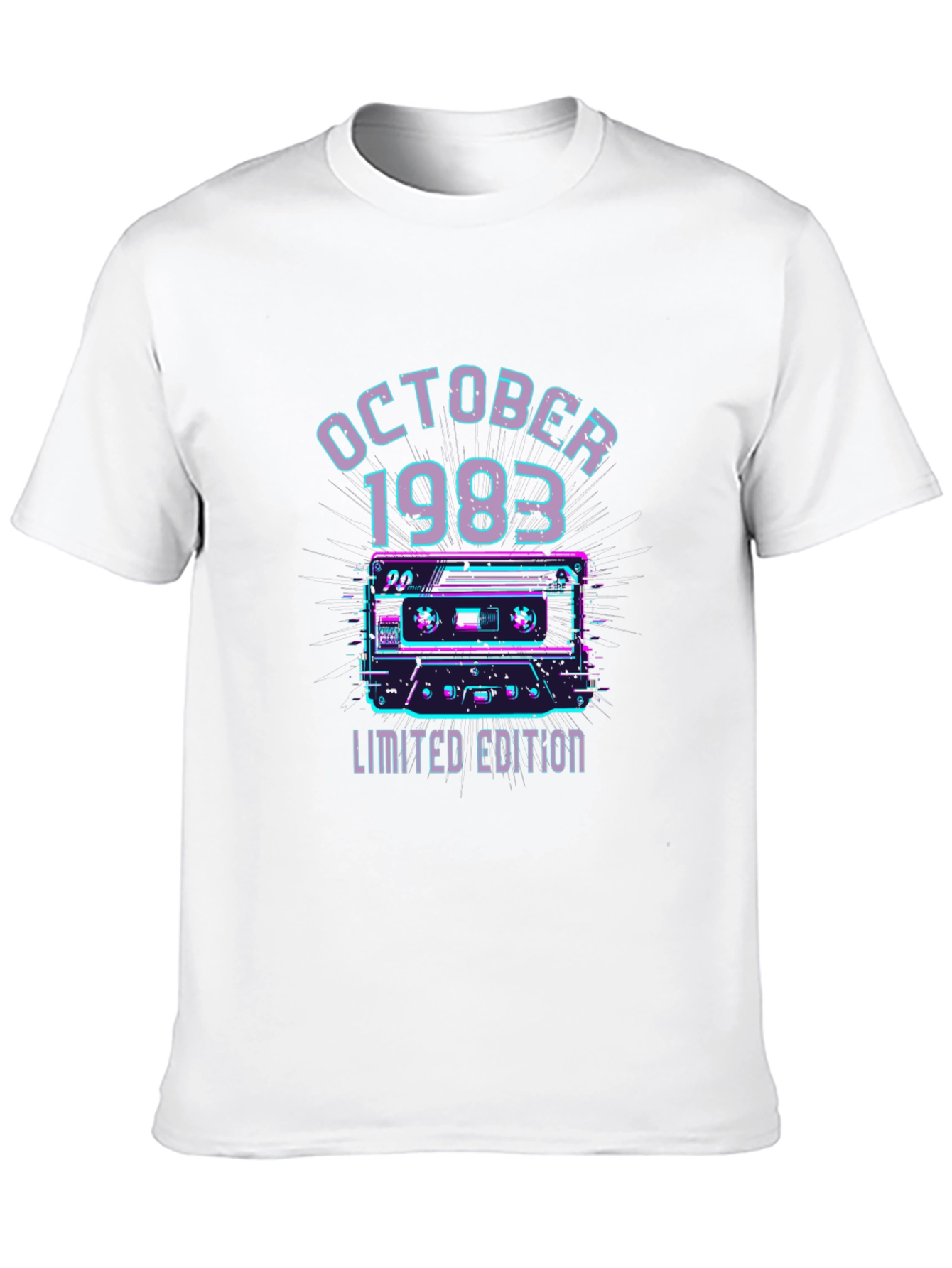 October 1983 Limited Edition Cassette Tape Graphic Tee