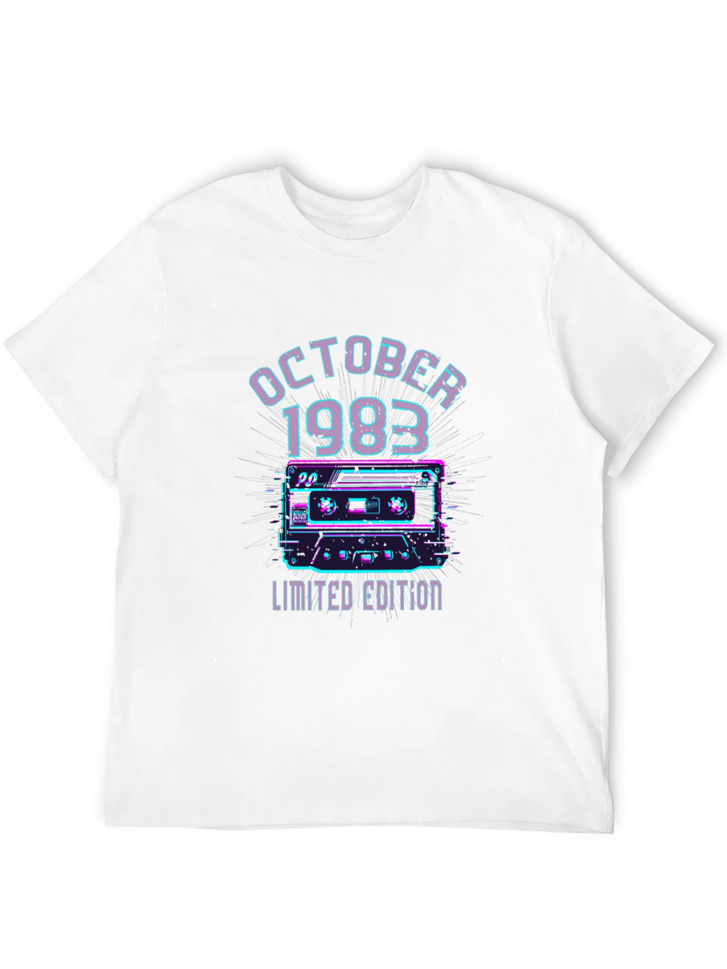 October 1983 Limited Edition Cassette Tape Graphic Tee