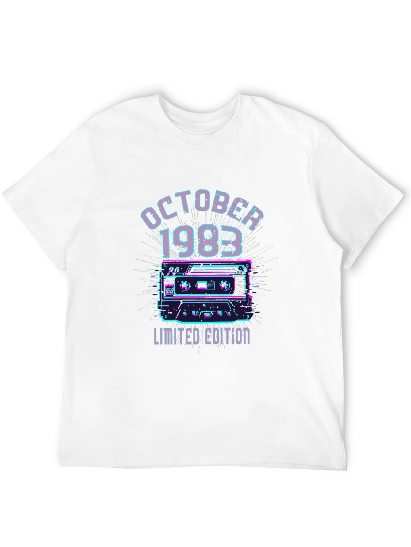 October 1983 Limited Edition Cassette Tape Graphic Tee