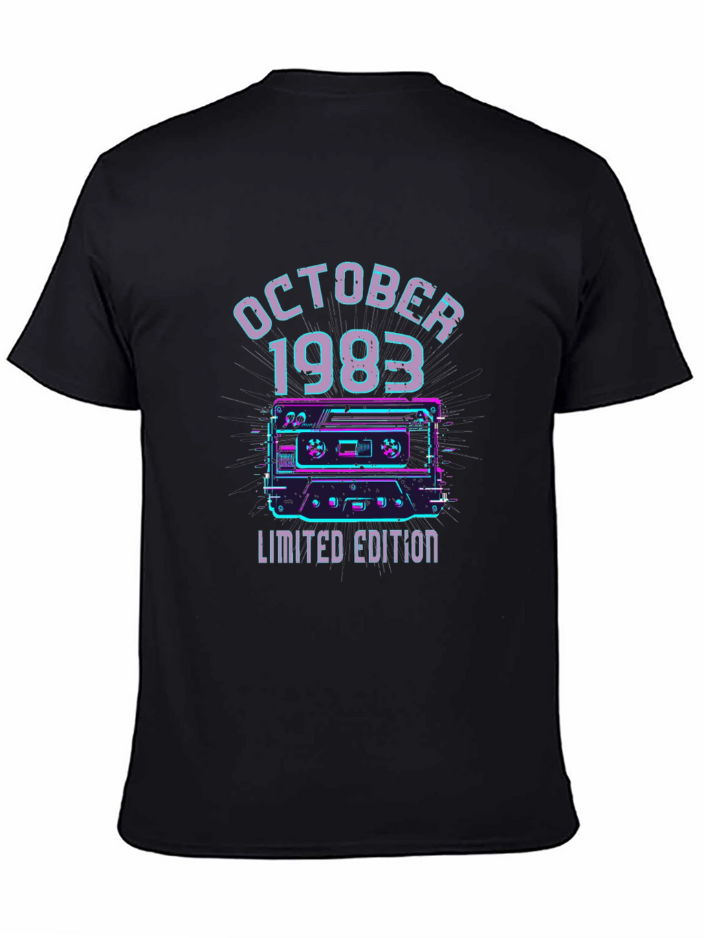 October 1983 Limited Edition Cassette Tape Graphic Tee