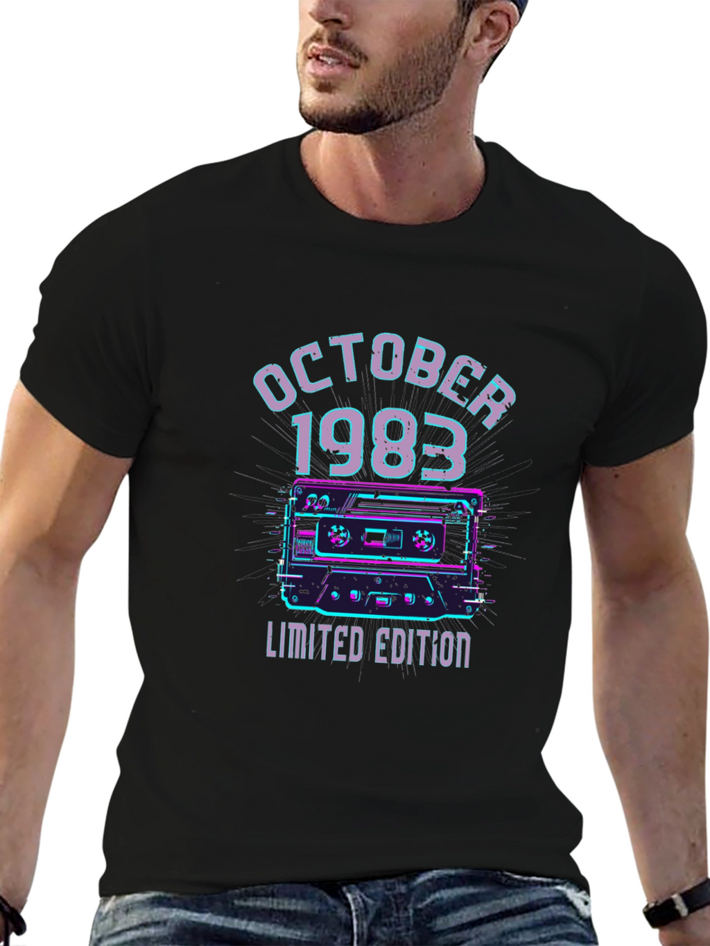 October 1983 Limited Edition Cassette Tape Graphic Tee