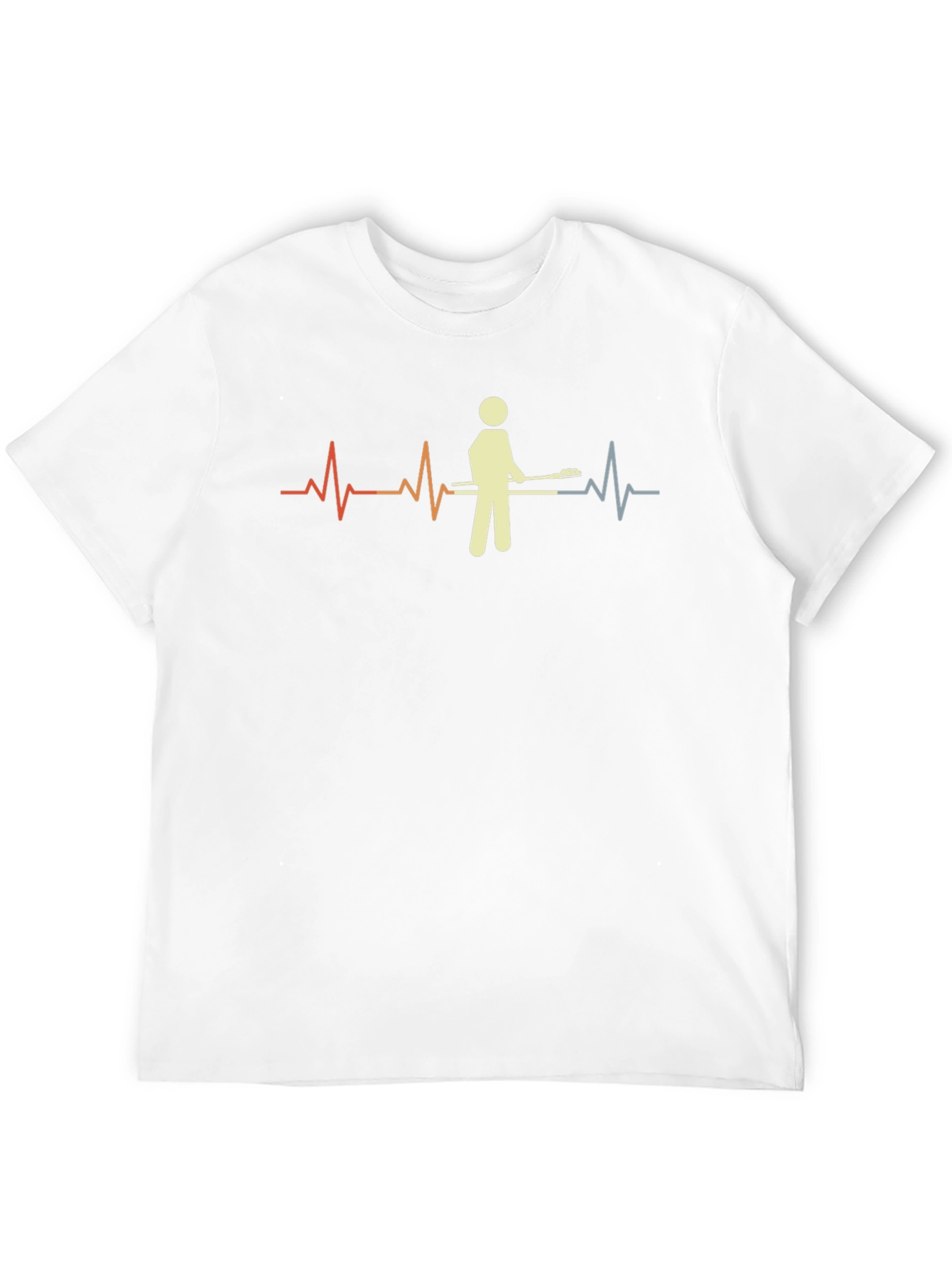 Lacrosse Heartbeat T-Shirt - Black Cotton Tee