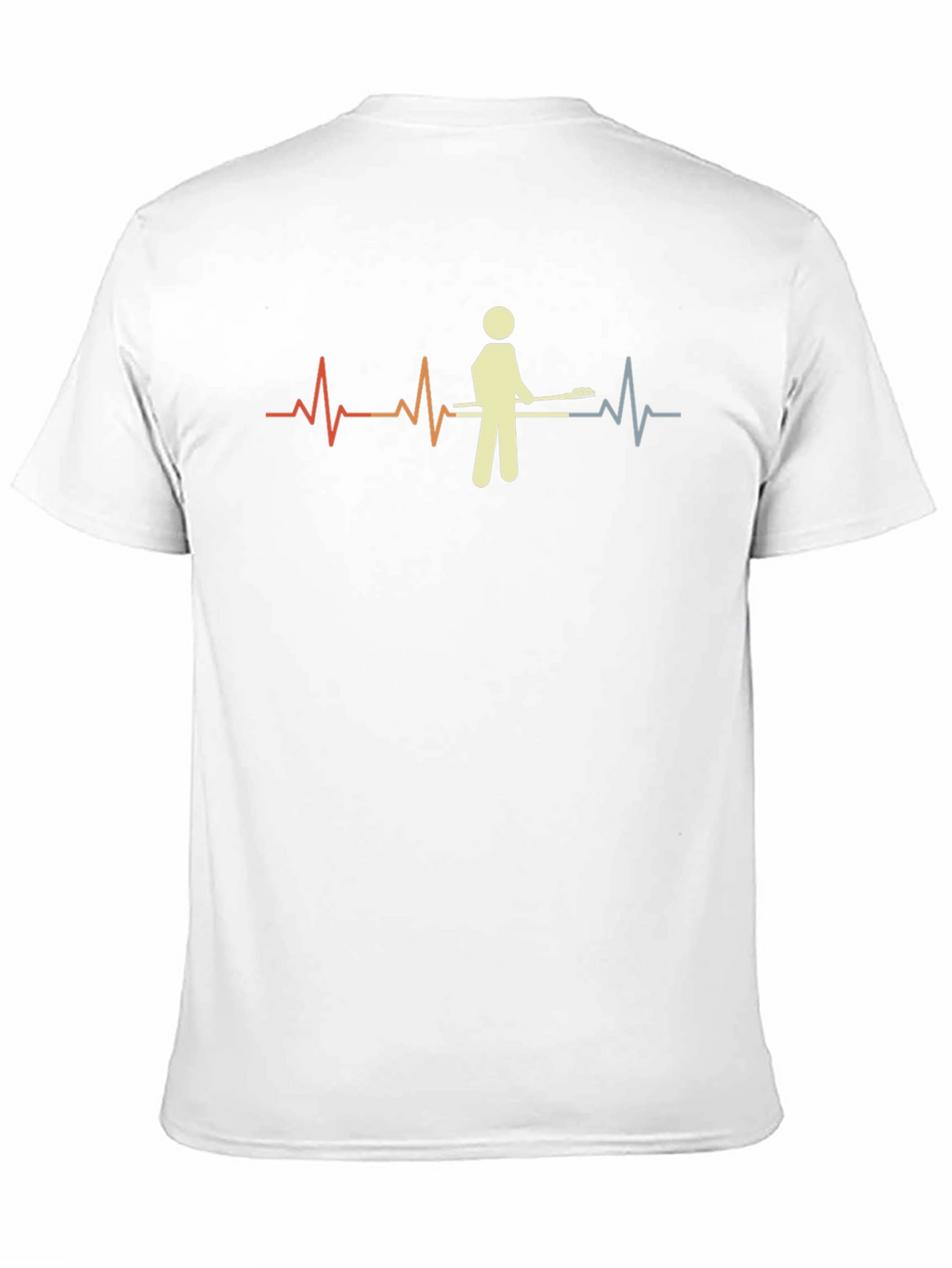 Lacrosse Heartbeat T-Shirt - Black Cotton Tee