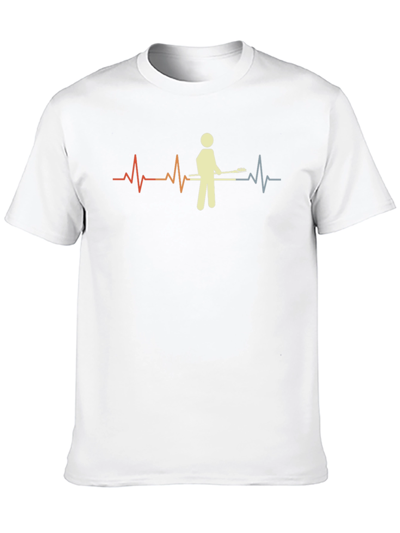 Lacrosse Heartbeat T-Shirt - Black Cotton Tee