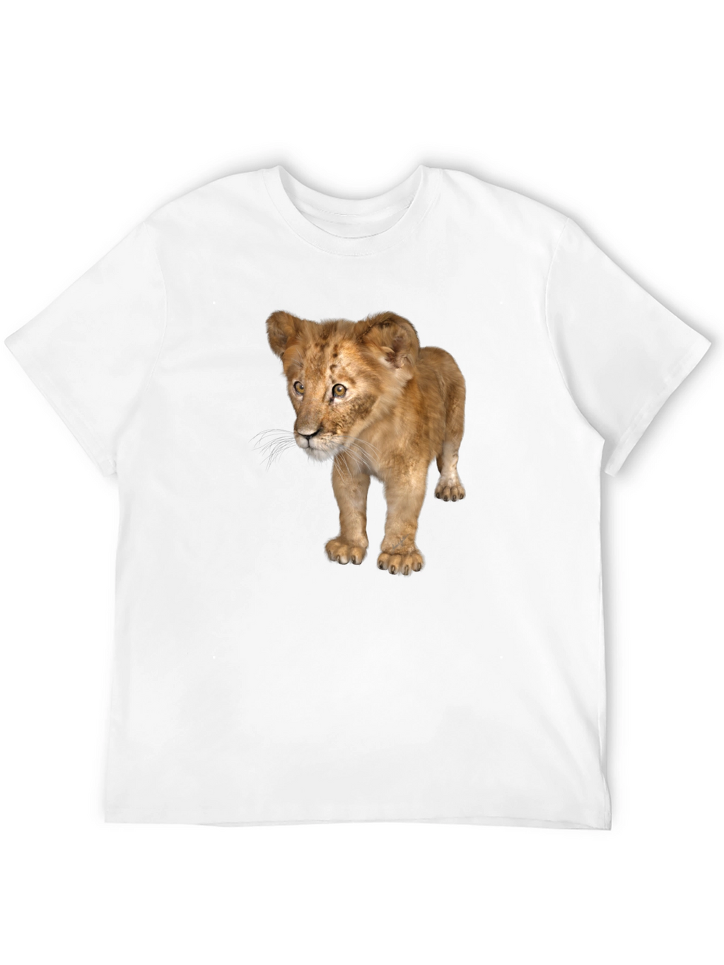 Lion Cub Graphic Tee - Unisex Black T-Shirt