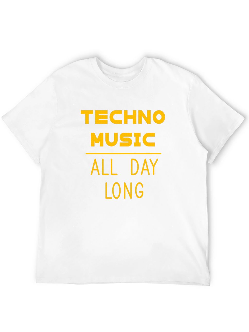 Techno Music All Day Long Graphic T-Shirt