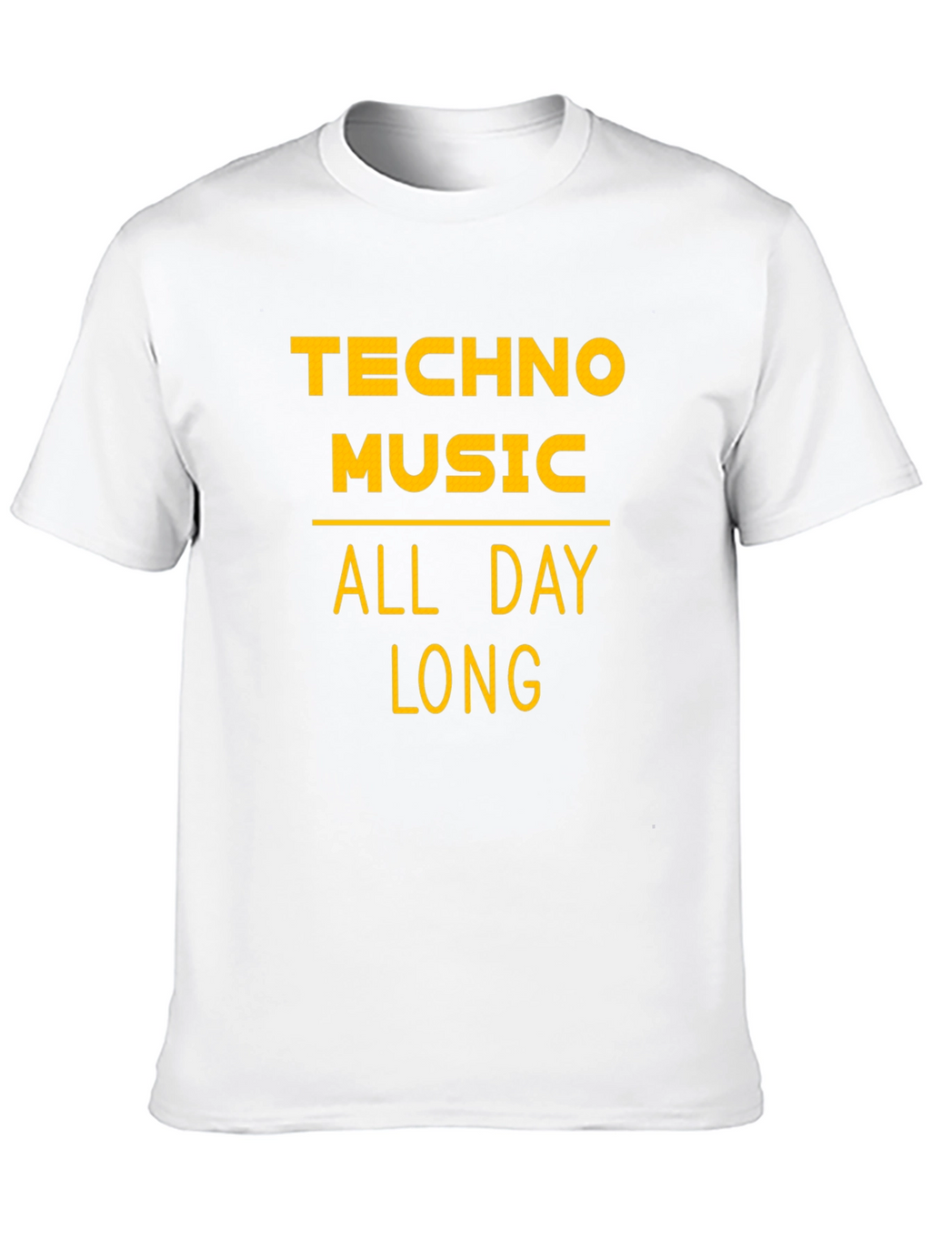 Techno Music All Day Long Graphic T-Shirt