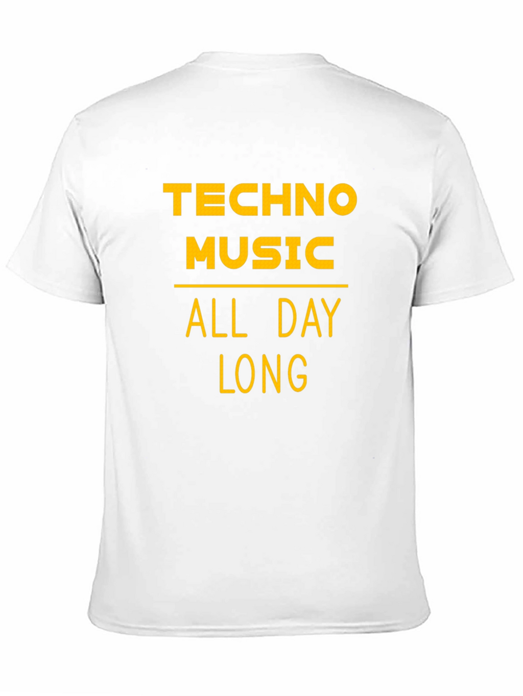 Techno Music All Day Long Graphic T-Shirt