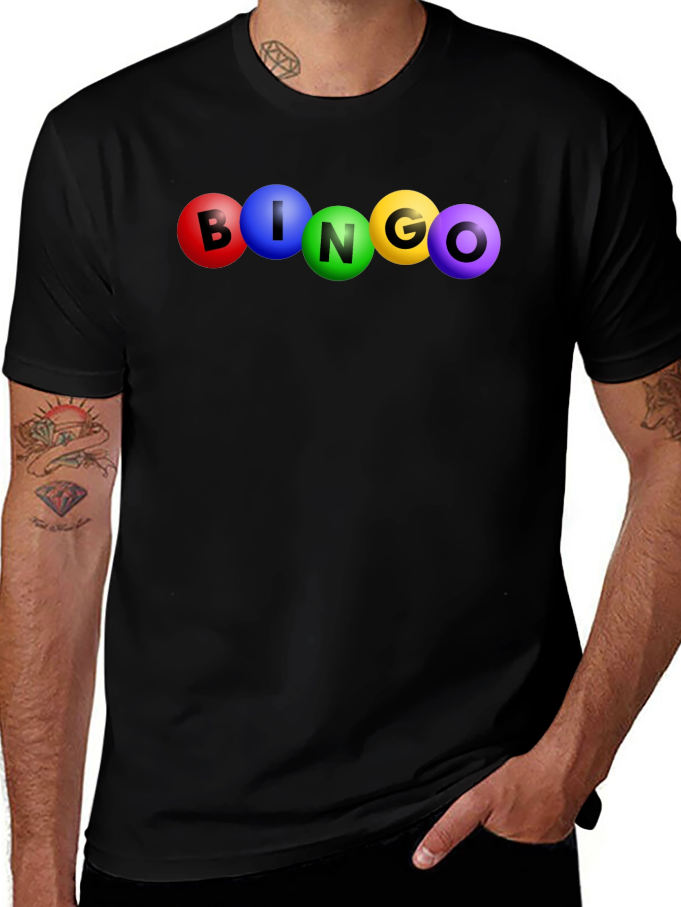 Bingo Balls T-Shirt Fun Game