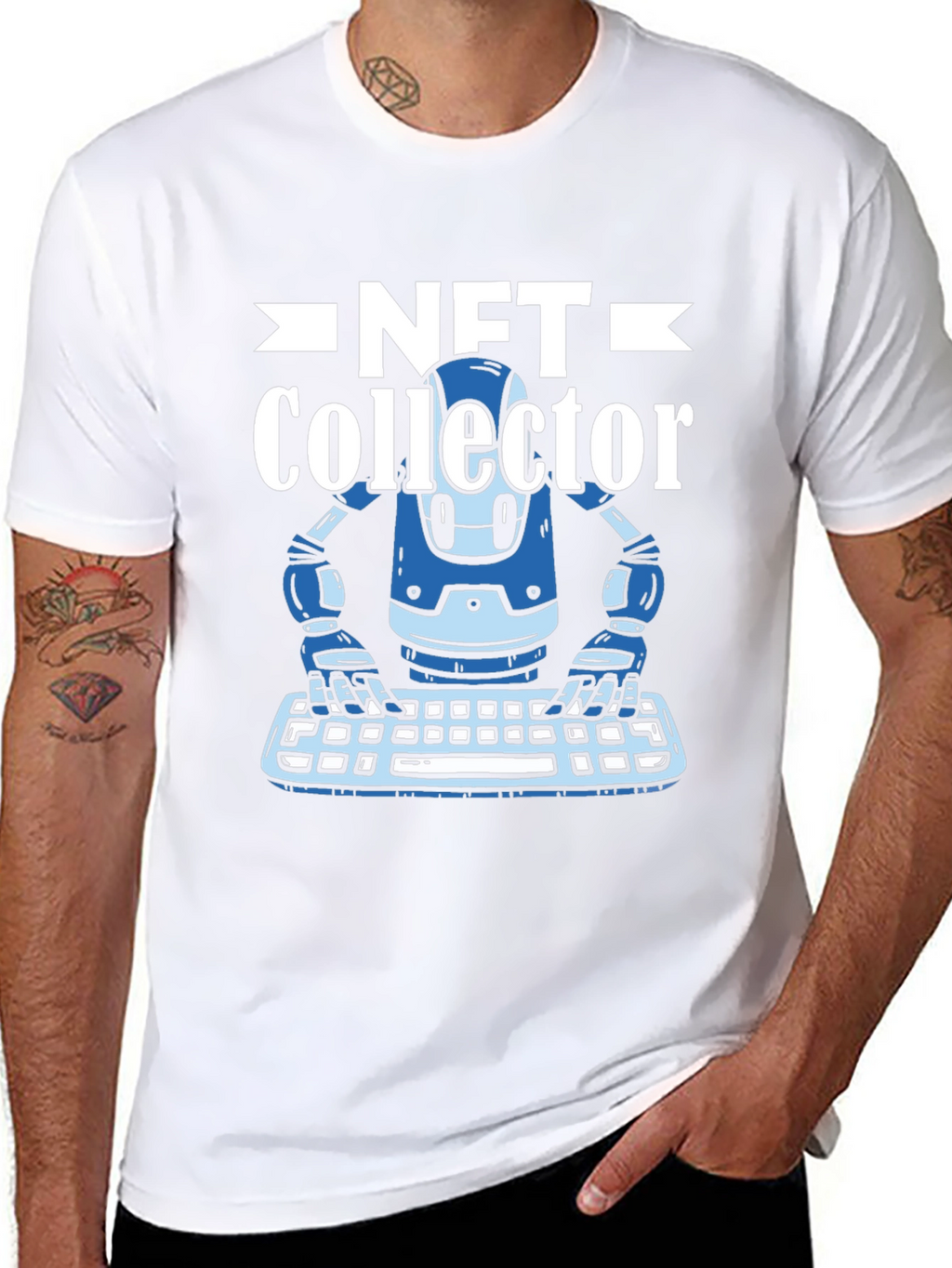 NFT Collector T-Shirt - Crypto Robot Design
