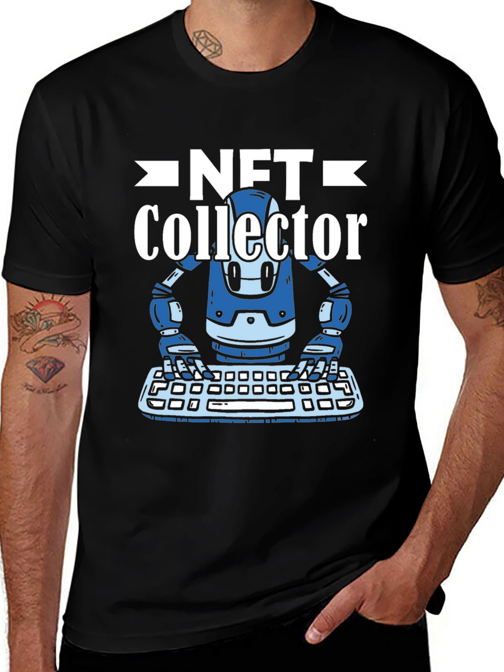 NFT Collector T-Shirt - Crypto Robot Design