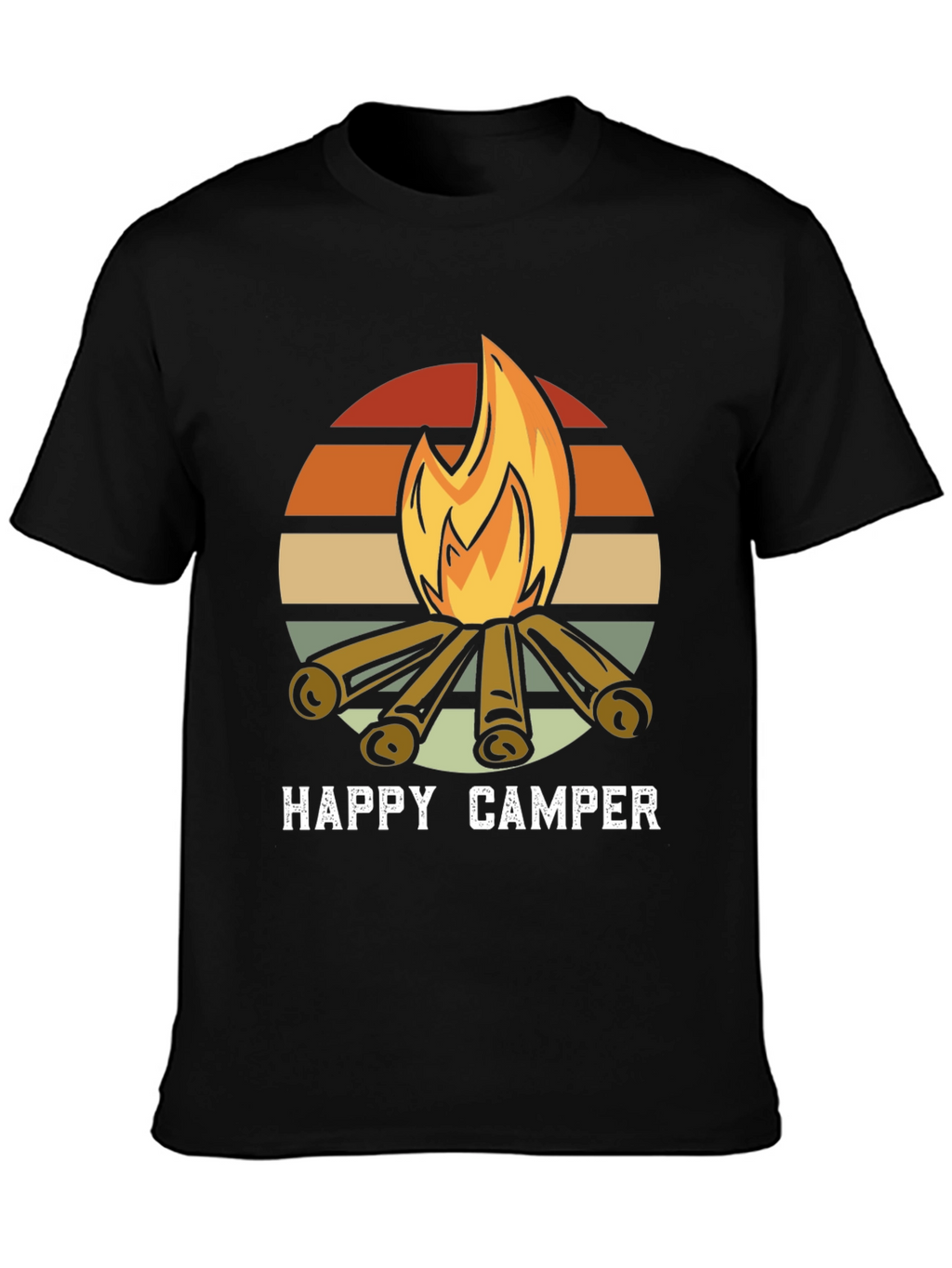Happy Camper Retro Graphic Tee