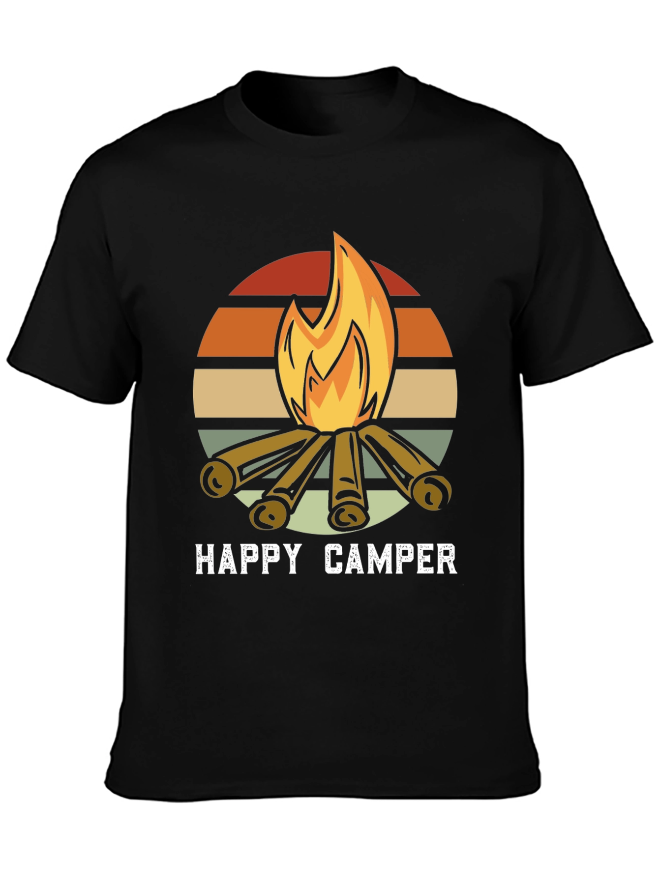 Happy Camper Retro Graphic Tee