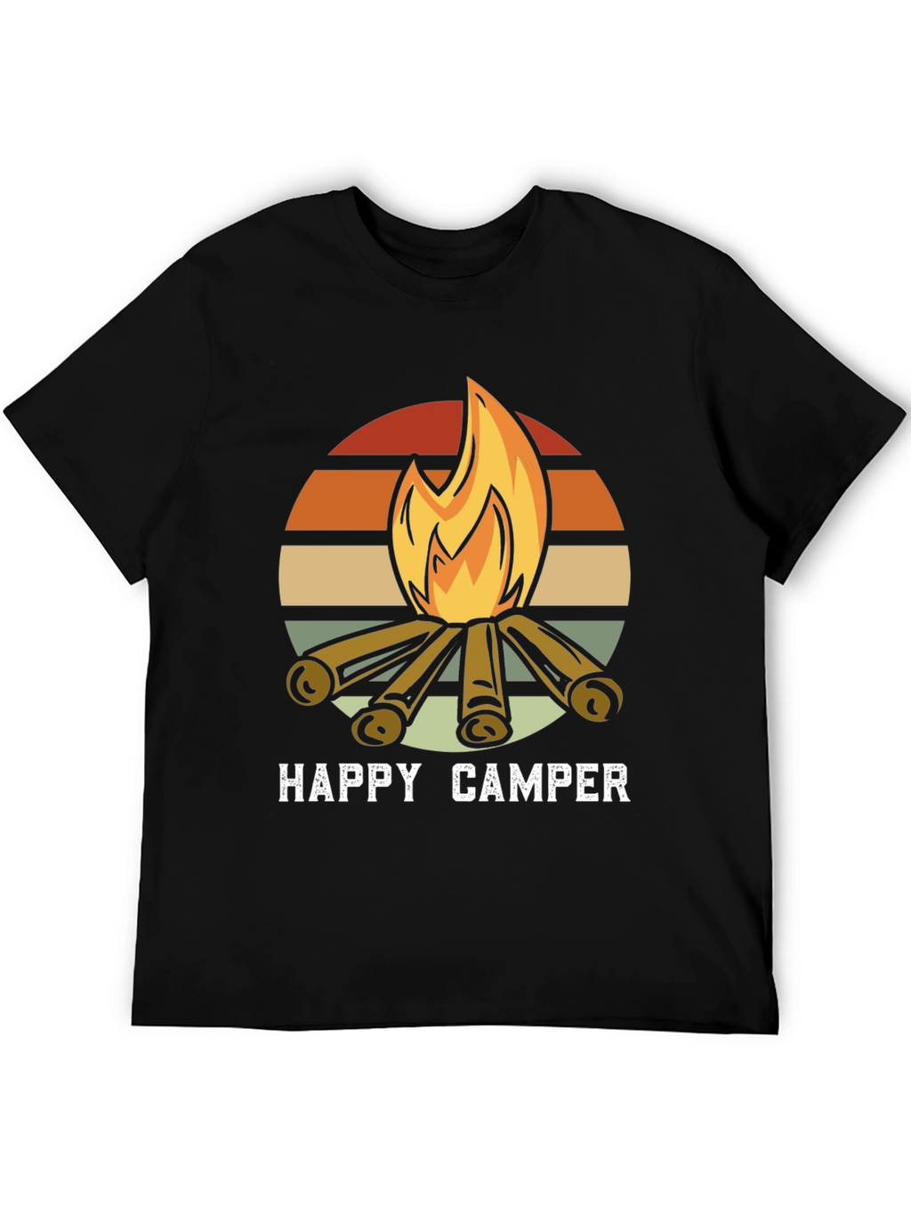 Happy Camper Retro Graphic Tee