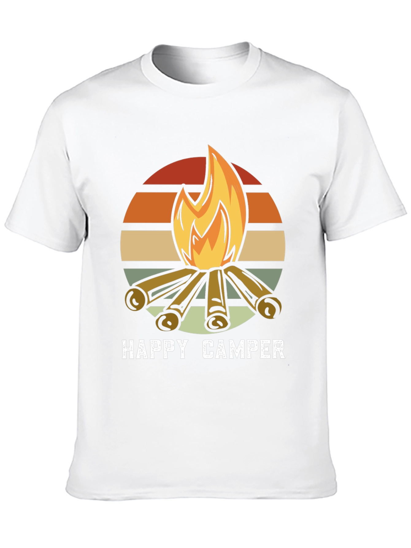 Happy Camper Retro Graphic Tee
