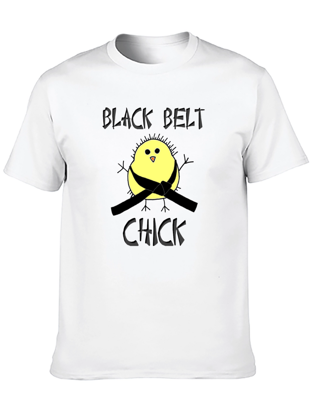 Black Belt Chick T-Shirt - Martial Arts Humor