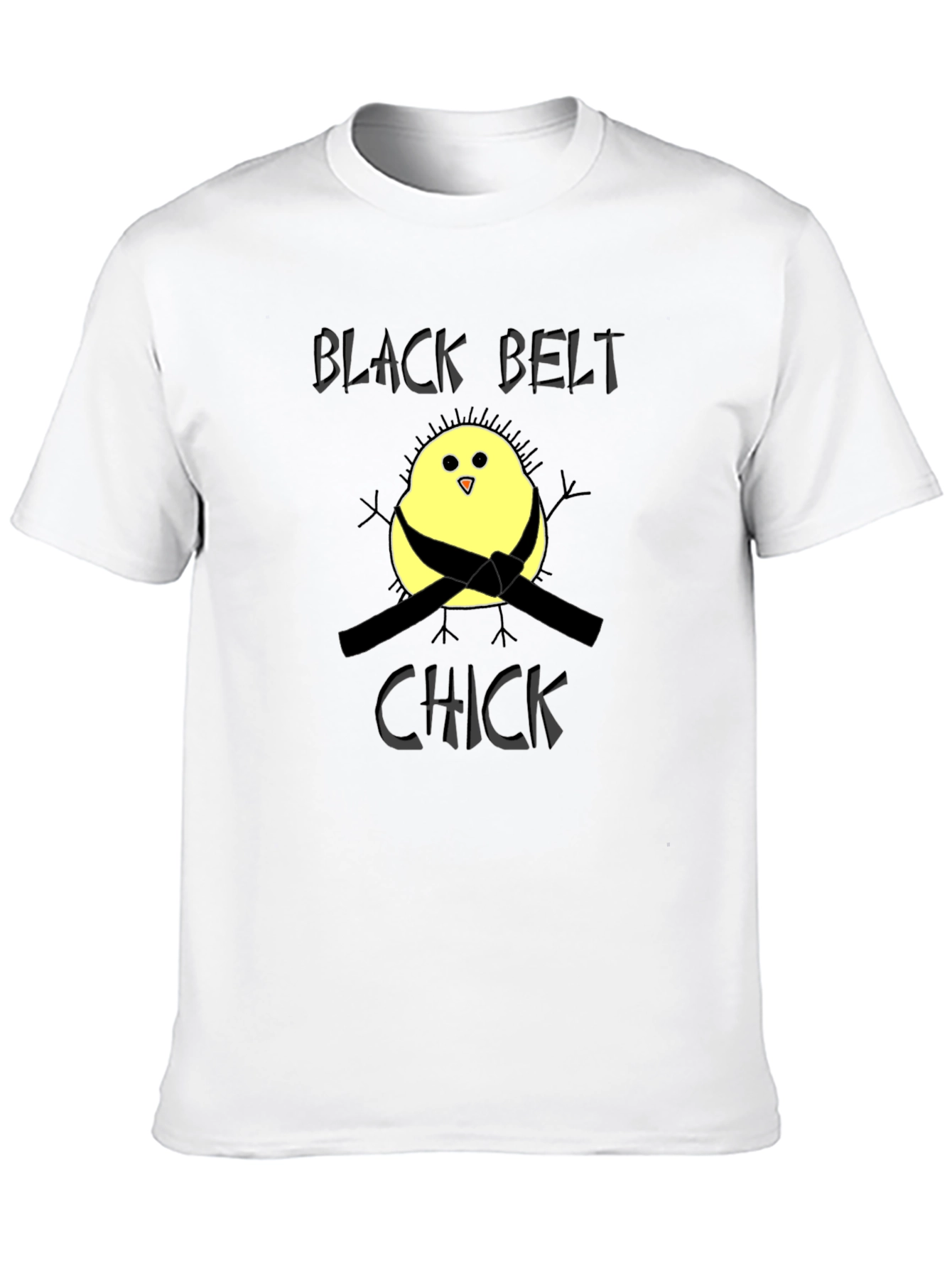 Black Belt Chick T-Shirt - Martial Arts Humor