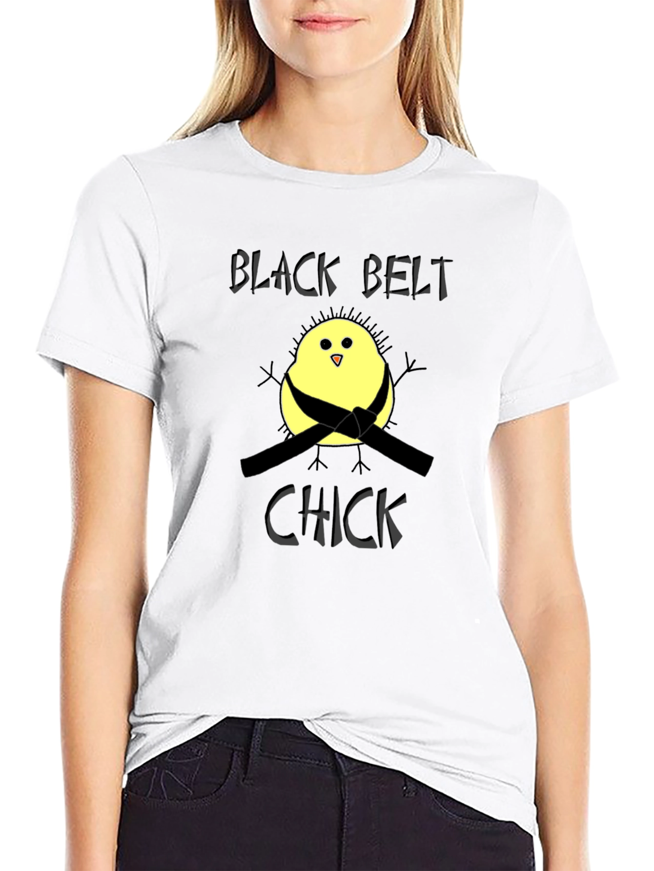 Black Belt Chick T-Shirt - Martial Arts Humor