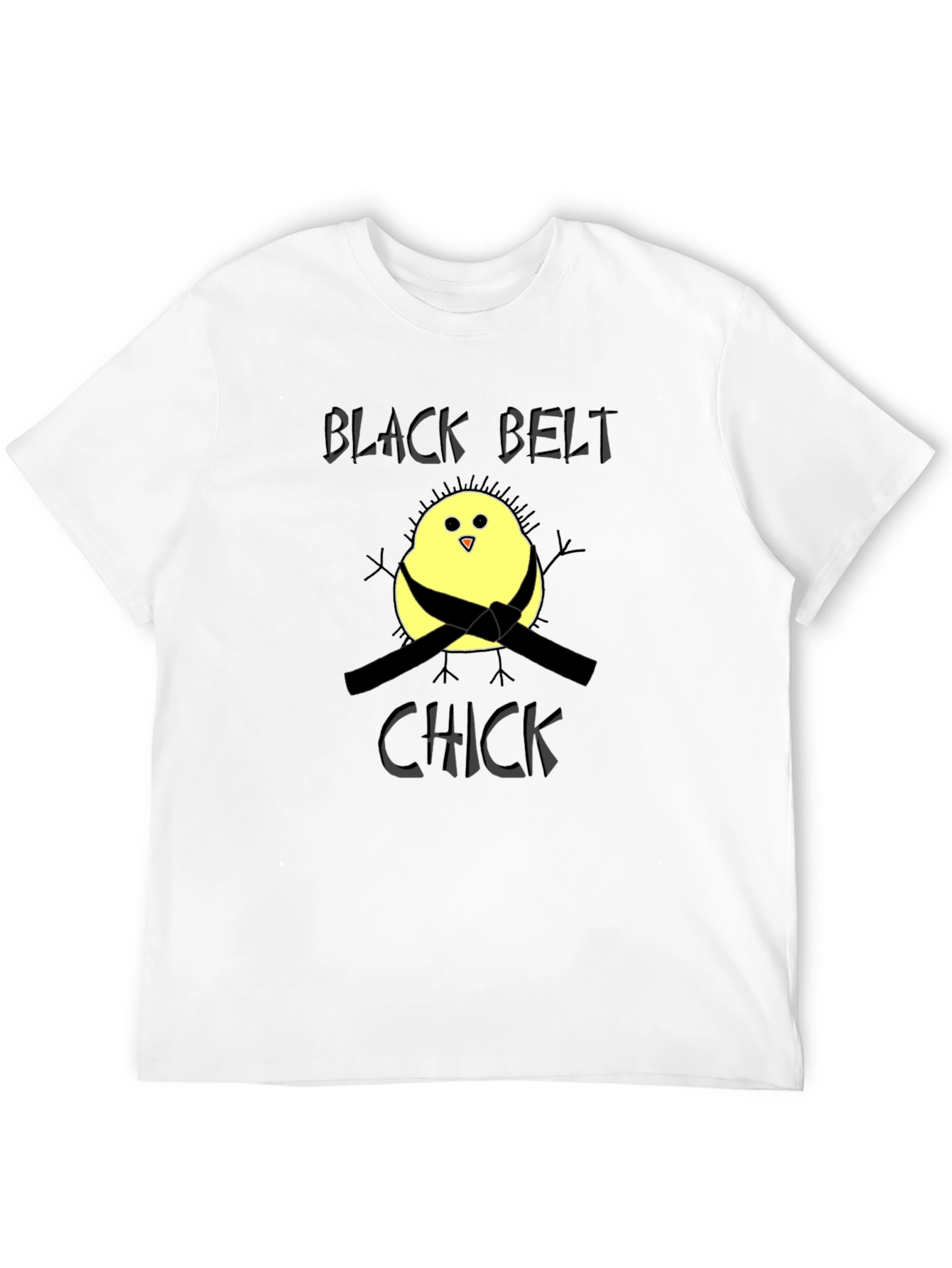 Black Belt Chick T-Shirt - Martial Arts Humor