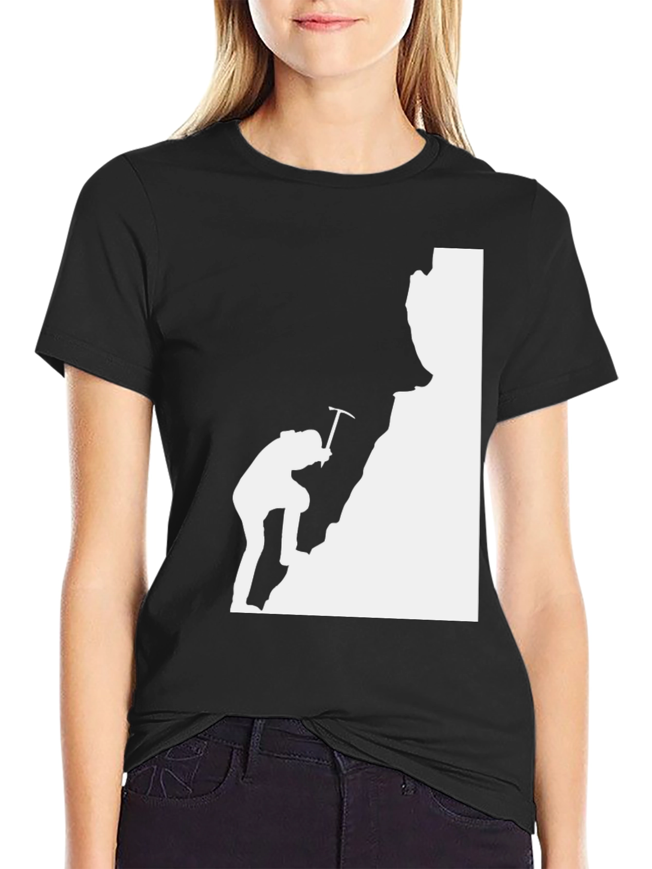 Black Climbing T-Shirt: Conquer Your Style!
