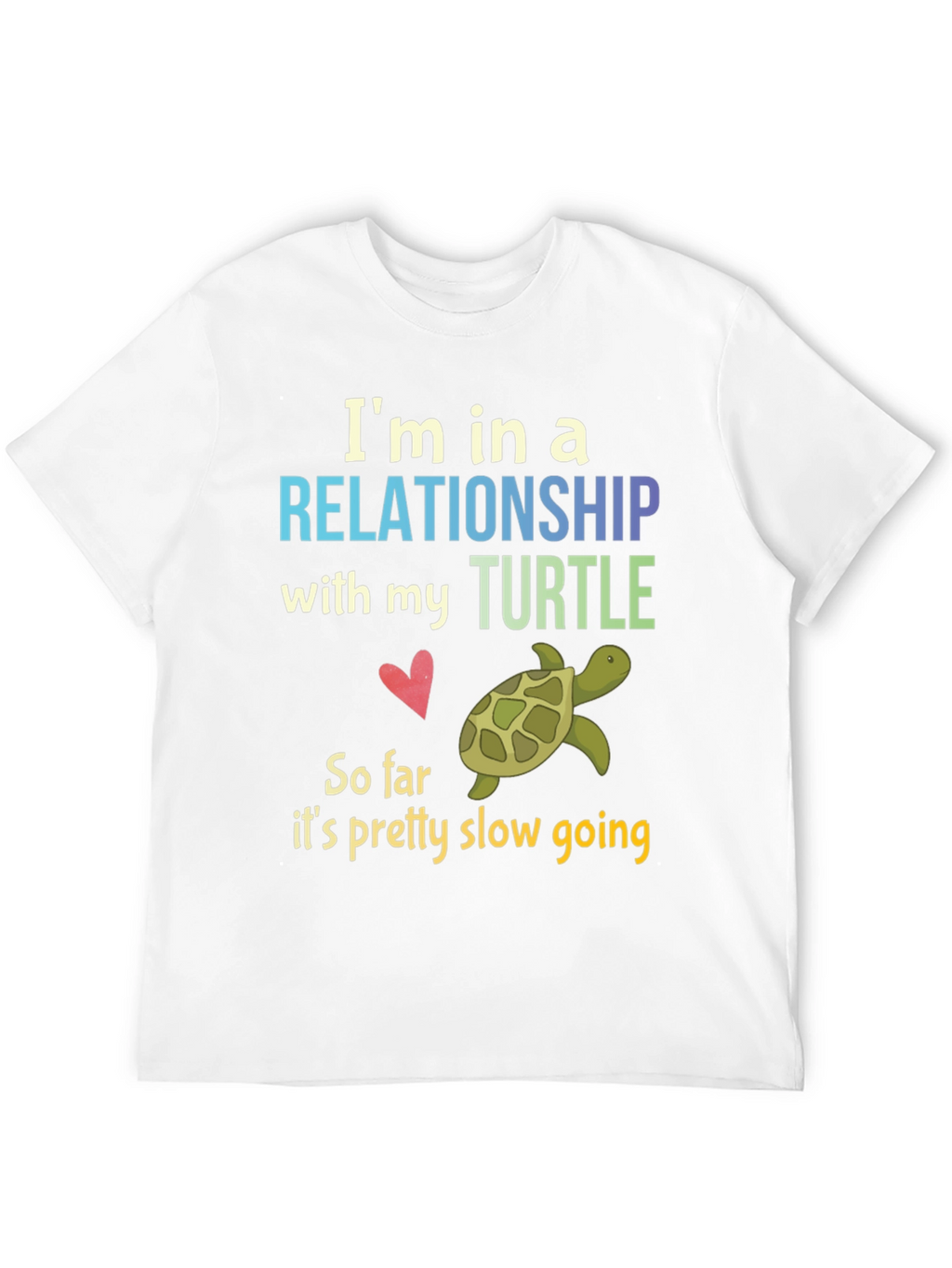 Relationship with My Turtle Graphic T-Shirt