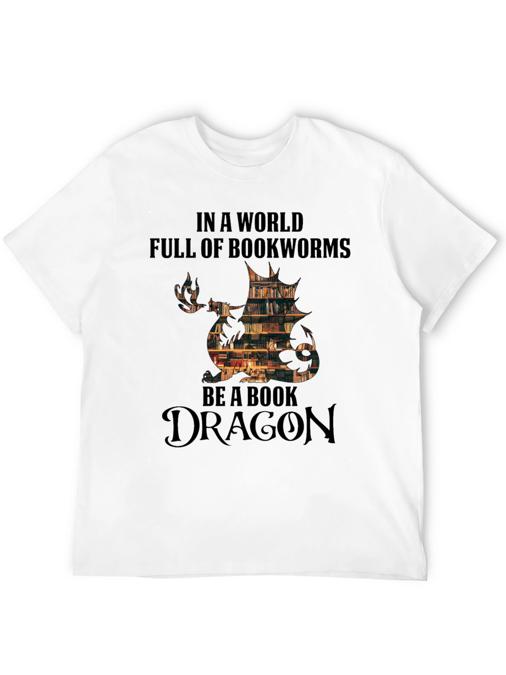 Book Dragon T-Shirt - Bookworm Apparel