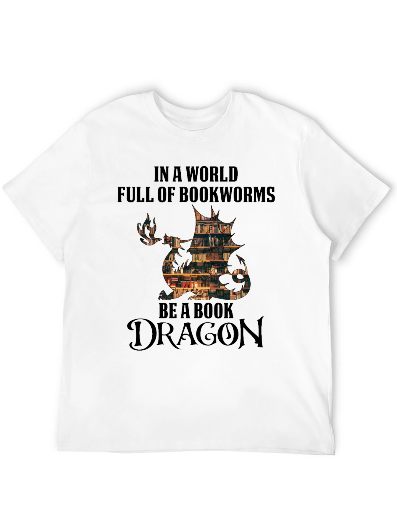 Book Dragon T-Shirt - Bookworm Apparel