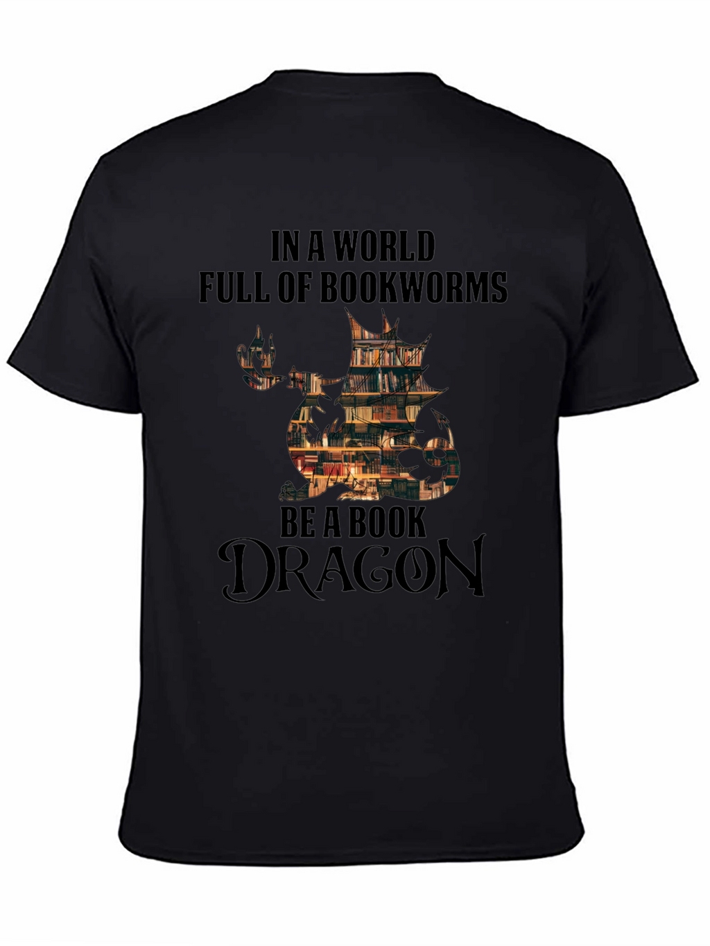 Book Dragon T-Shirt - Bookworm Apparel
