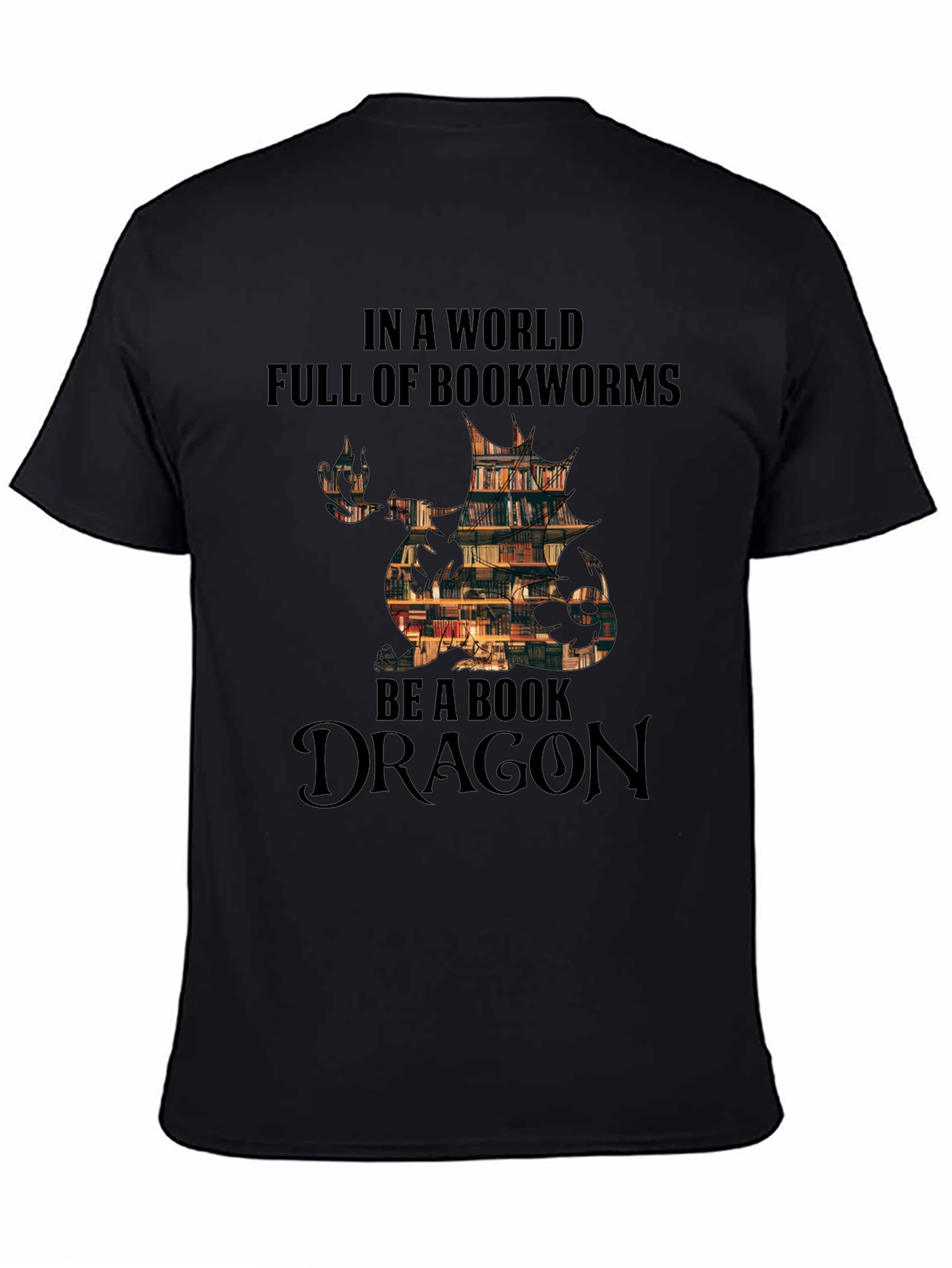 Book Dragon T-Shirt - Bookworm Apparel