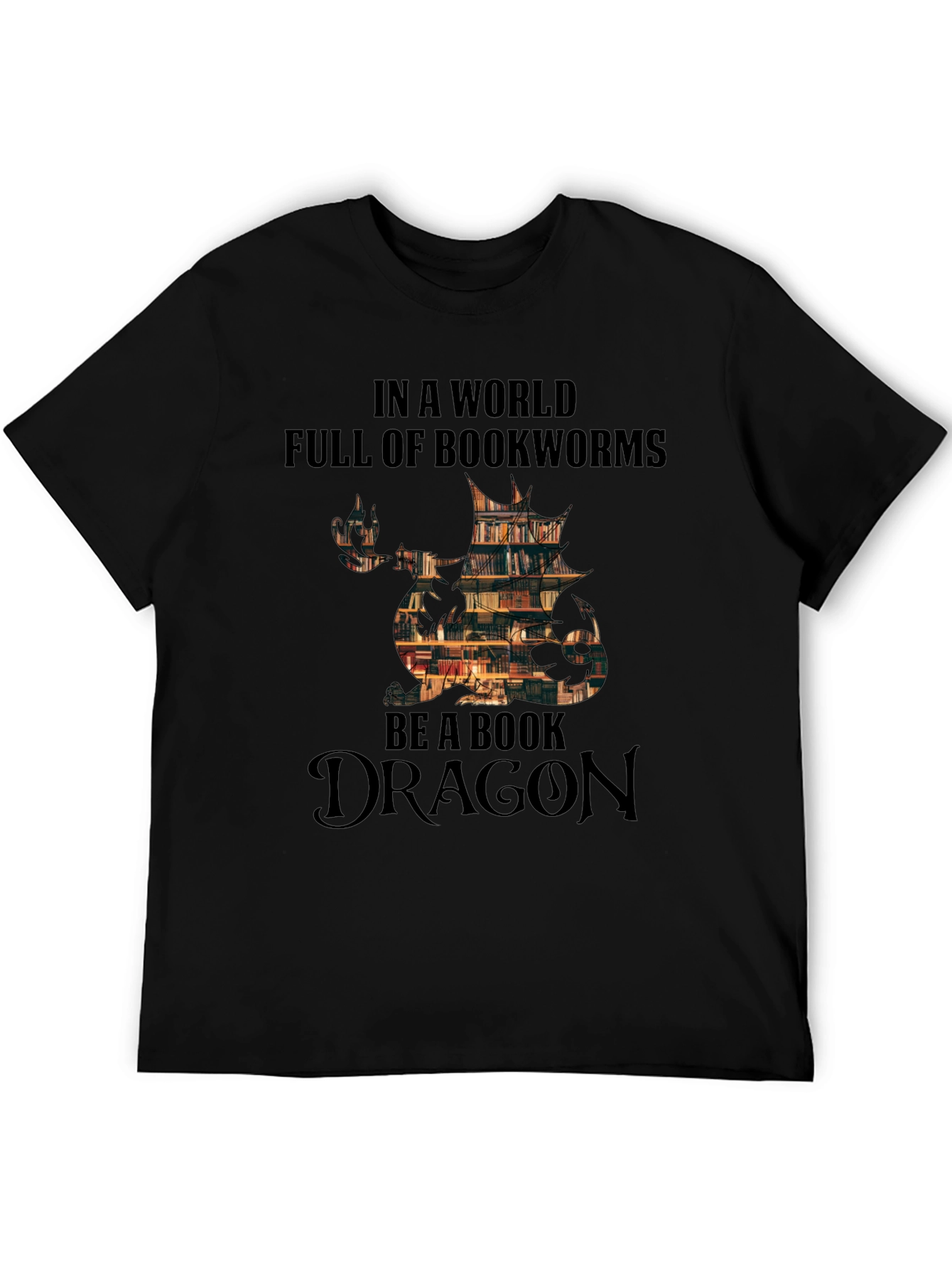 Book Dragon T-Shirt - Bookworm Apparel