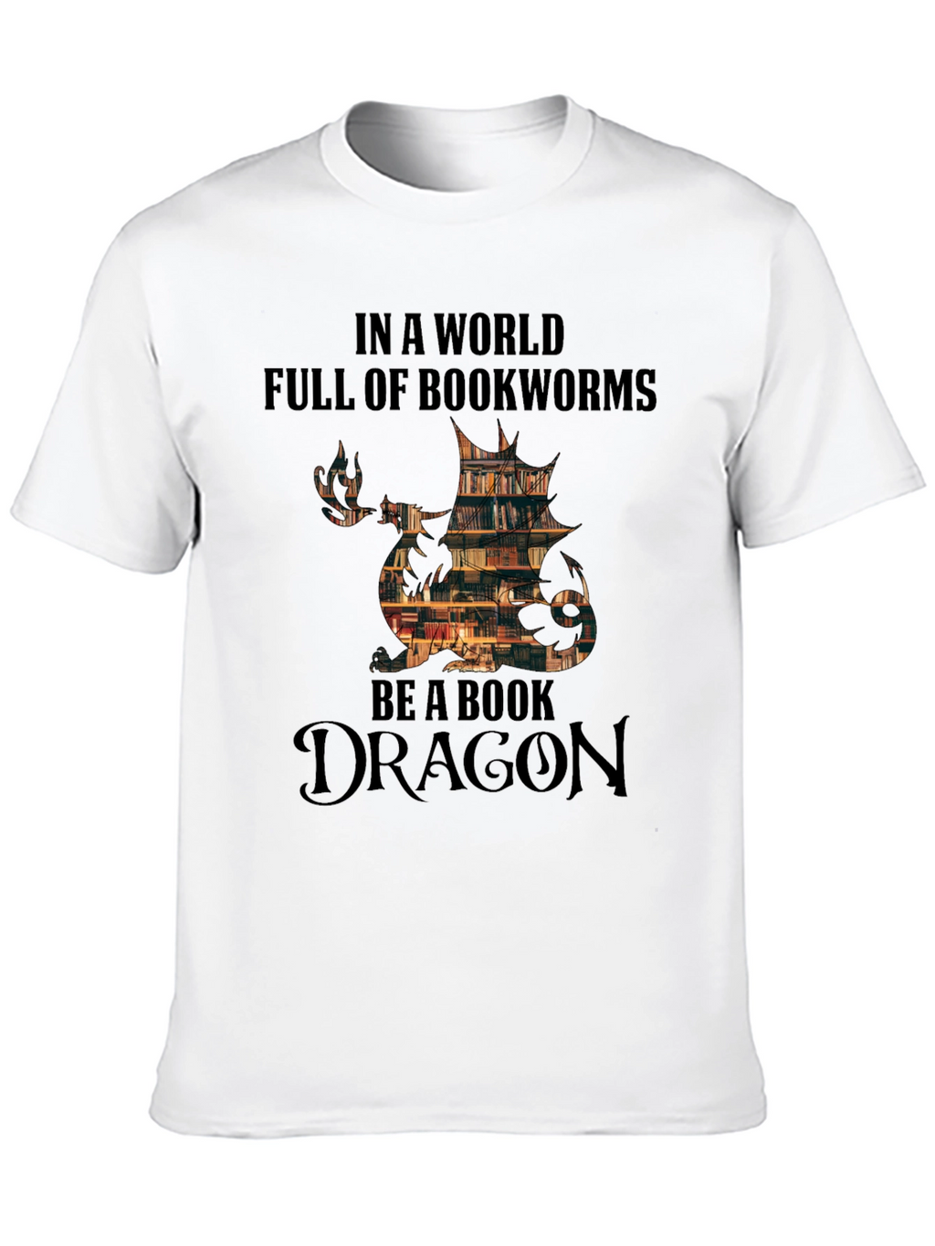 Book Dragon T-Shirt - Bookworm Apparel