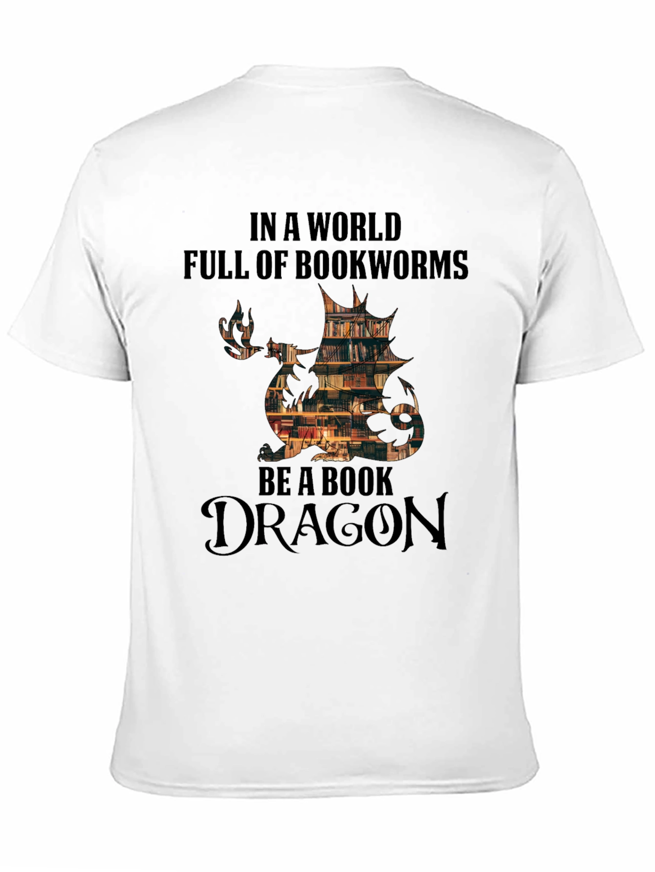 Book Dragon T-Shirt - Bookworm Apparel