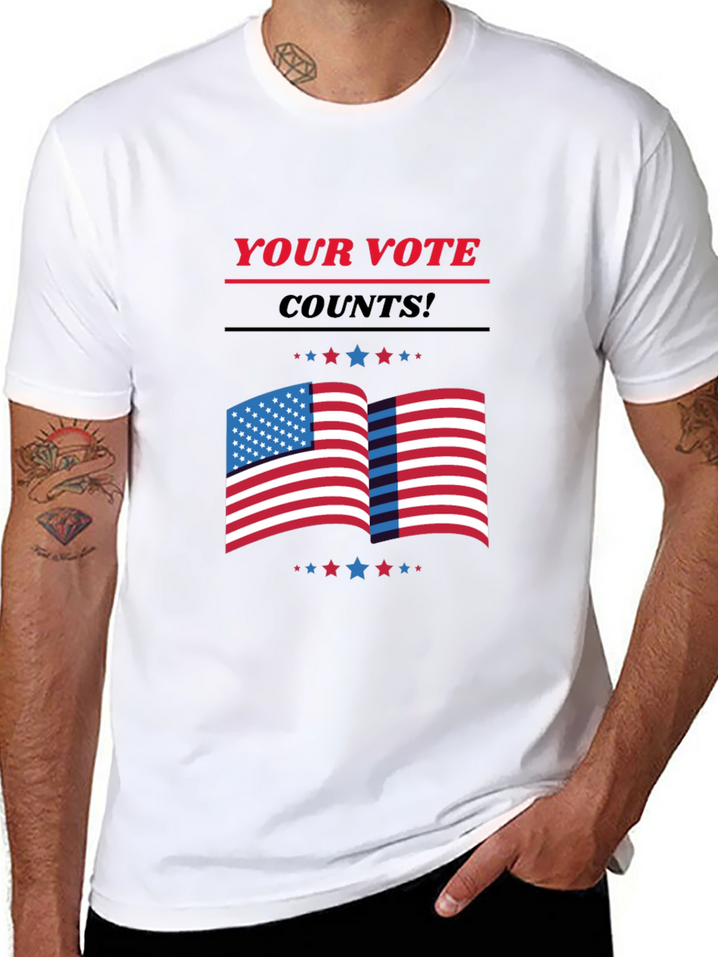 Your Vote Counts Graphic Tee